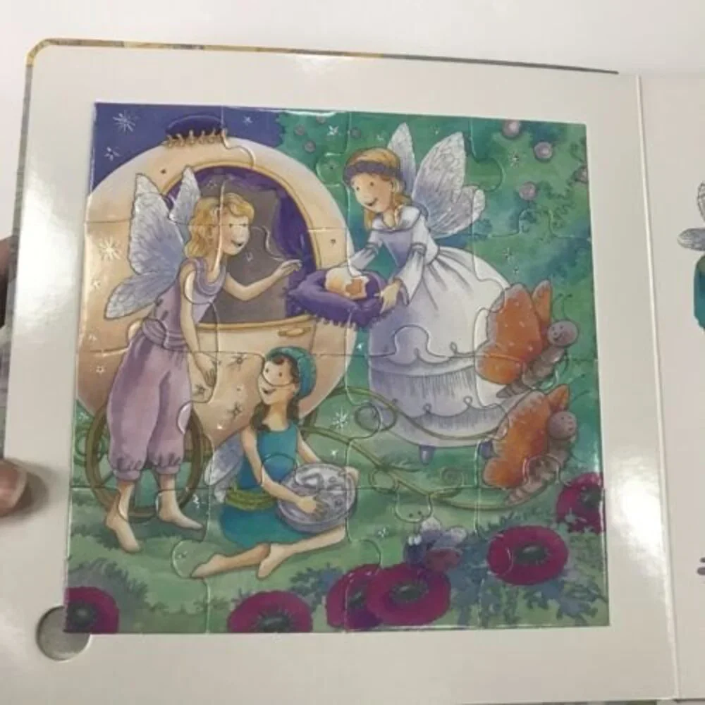 The Midnight Fairies A Sparkling Jigsaw Board Book 2007 Illus. by Alison Atkins